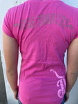 Pure Dust V-Neck Shirt- PINK