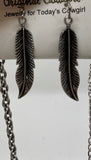 Indian Feather Necklace Set