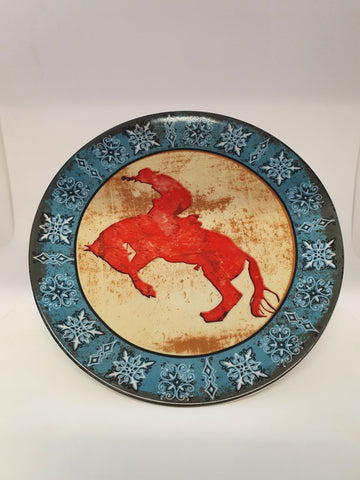 Big Sky Carvers Western Cowboy 7″ Dessert Plate