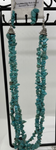 Turquoise Chip multi strand necklace set
